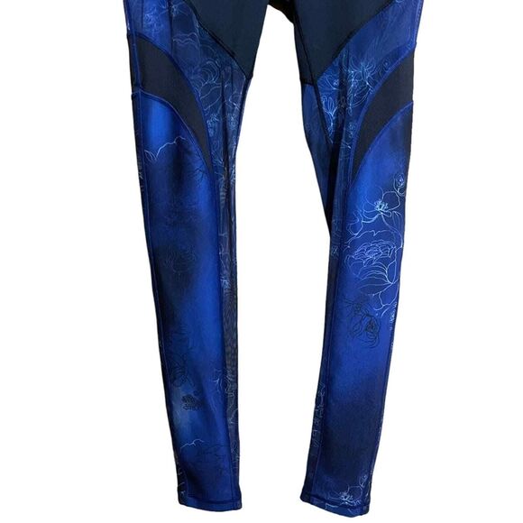 Calia Carrie Underwood Blue Floral Leggings‎ with Mesh Size S - Picture 6 of 10